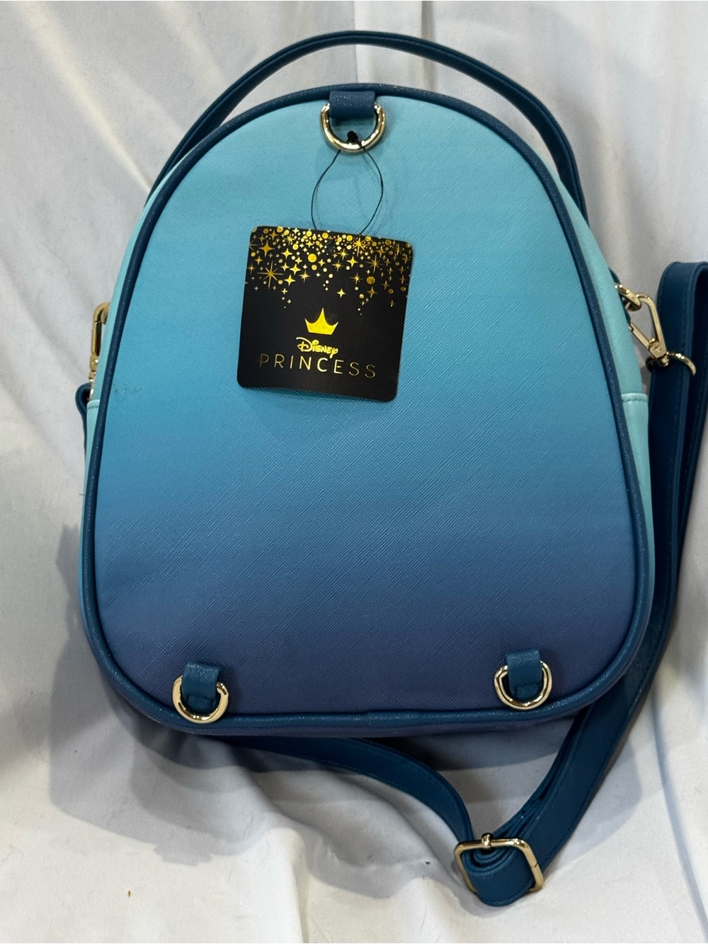 NWT Bioworld Disney The Little Mermaid light up mini backpack(missing strap) - Picture 5 of 9
